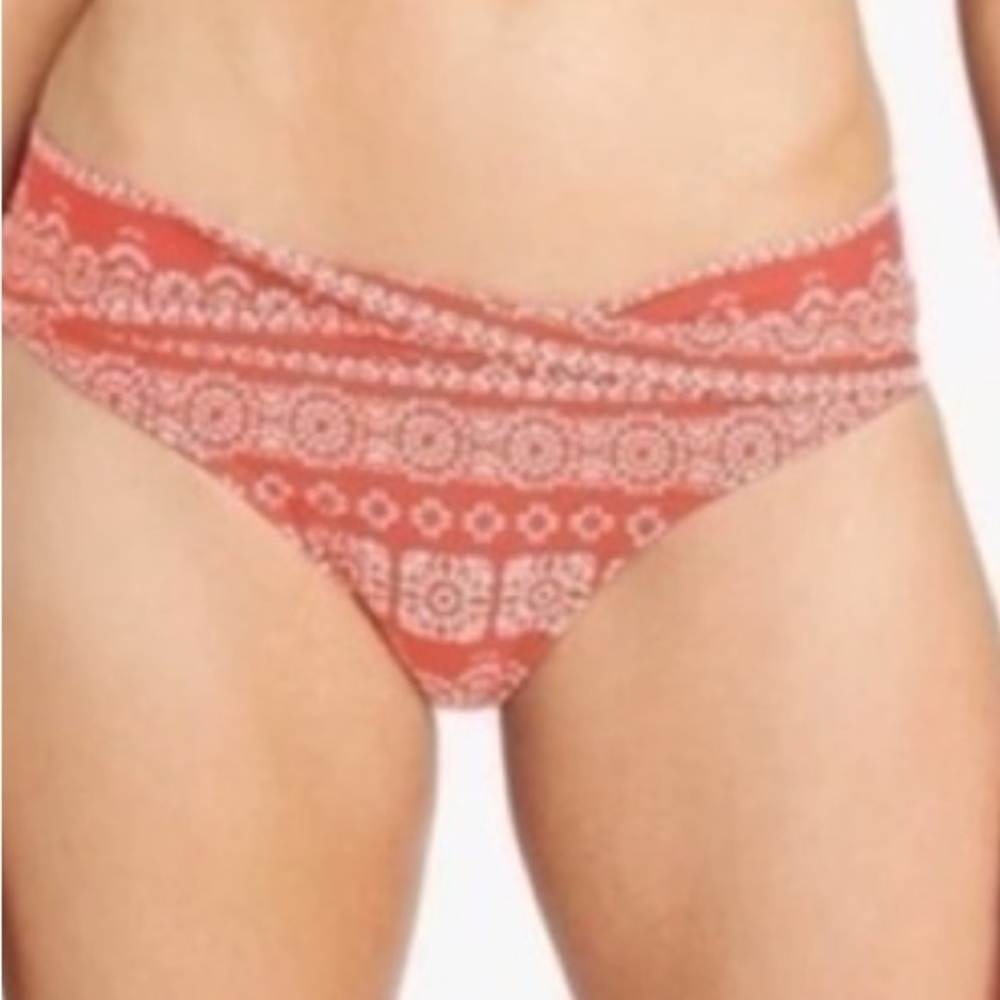 Robin Piccone Isla Bikini bottom in Terracotta